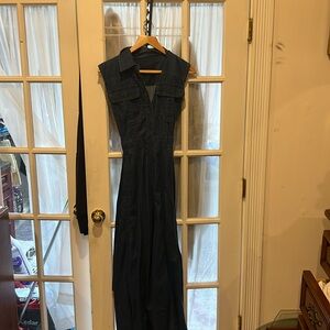 Banana Republic denim dress side zipper